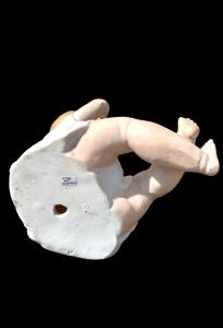 Figura di bambino ‘piano baby’ in porcellana bisquit. Manifattura Heuback,Germania. - Foto 7