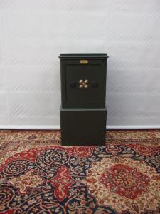 CASSAFORTE CON COMBINAZIONE EPOCA PRIMI 900 RESTAURATA FRANCIA  cm L49xP34xH96  