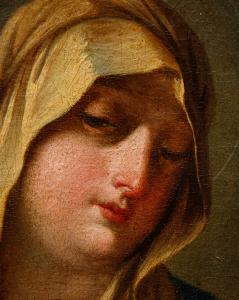 18th-century Roman artist, Virgin in Prayer - Foto 5