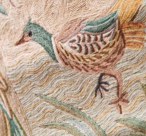 Arazzo / Tappeto, in lana, "Fauna e Flora", Prima metà '900, Tapestry / Carpet, in wool, ‘Fauna and Flora’, first half of the 20th century - Foto 6