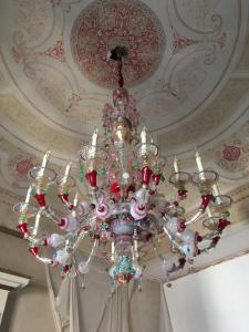Orientalistischer Kronleuchter aus Muranoglas