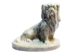 Fontinelle Louis 1886-1964 Pekingese aus Keramik