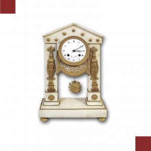 OROLOGIO A TEMPIETTO NEOCLASSICO FINE XVIII SECOLO 