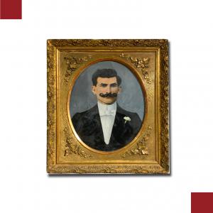 RETRATO MASCULINO DO FINAL DO SÉCULO XIX
