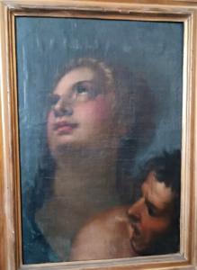 Antico dipinto olio su tela scuola italiana XVII secolo - Foto 5