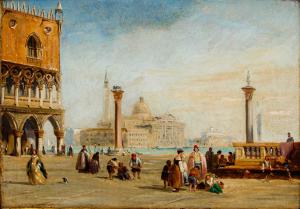 Edward Pritchett (attivo tra il 1828 e il 1864), Veduta di Piazza San Marco