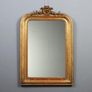 Miroir en bois sculpté et doré - Italie, fin du XIXe siècle