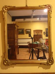 ANTICA SPECCHIERA IN LEGNO DORATO EPOCA ‘800