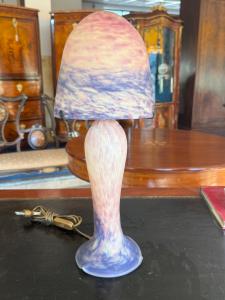 🥇Lampe aus Glaspaste, signiert „Verre d’Art France“ Frankreich Nancy 🥇 **250 €**