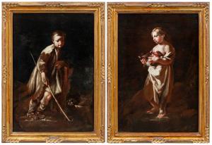 Giuseppe Maria Crespi, genannt der Spanier (Bologna 1665 - Bologna 1747) - Paar junger Menschen.