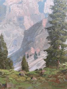 Crozzon di Brenta Óleo sobre lienzo - Foto 5