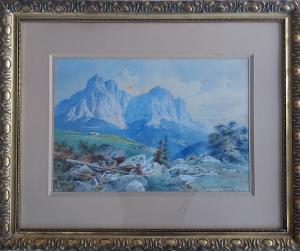 Castelrotto  con lo Sciliar Dolomiti 