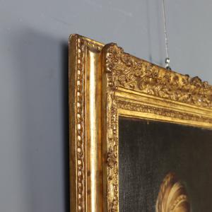 Neoklassizistisches Gemälde: Sibylle liest, Öl auf Leinwand, 18. Jahrhundert - Foto 9