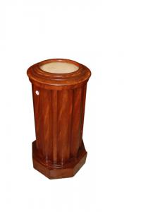 Mesa de Cabeceira Coluna Francesa do Século XIX com mármore