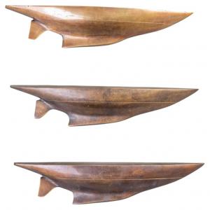 Scafi di barche in bronzo - O/5083 - 84- 85 -