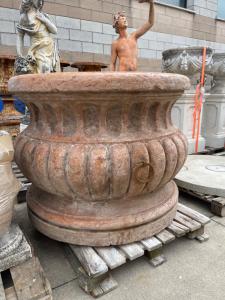 Pozzo in marmo rosso Verona 116x93H
