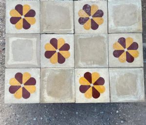 Cementine con margherita gialla
