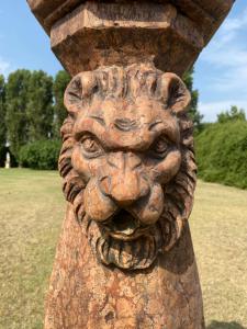 Verona red marble center fountain 140x185h
