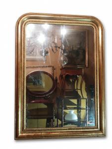 SPECCHIERA IMPERO IN LEGNO DORATO PRIMI DEL XIX SECOLO 