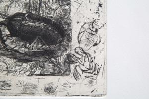 Luigi Bartolini "Scarabeo" etching, 20th century - Foto 5