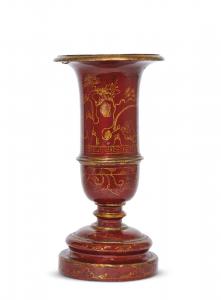 Vaso in legno laccato