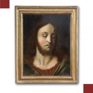 RITRATTO DI CRISTO PANTOCRATORE XVII SECOLO