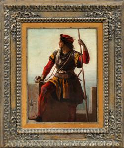 Pittore romantico (seconda metà XIX sec.) - Il soldato.