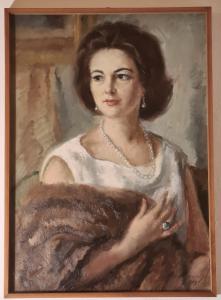 150. Par de retratos, “Mãe e Filha”.