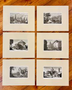 Brescia, serie di 6 vedute  antiche del 1830.