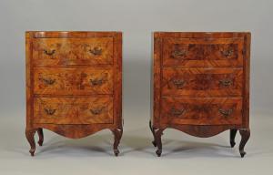 Pair of bedside tables, Brescia