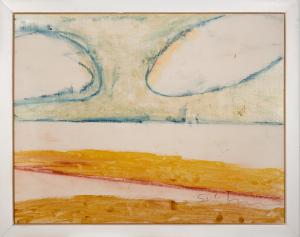 ANEMIC LANDSCAPE - 1977 - MARIO SCHIFANO (Homs, 1934 – Rome, 1998)