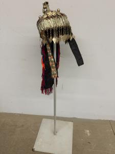 Turkmen wedding headdress - Turkmenistan - 20th century, 58x20x15