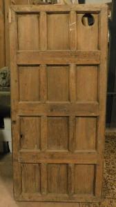 ptir432 - porta rústica em larício, tamanho máximo cm L 88 x A 183