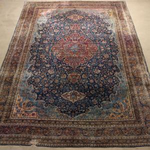 Tappeto Mashad Antico Cotone Lana Nodo Fine Iran 570 x 350 cm