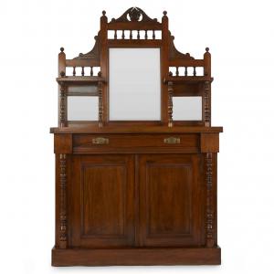 Anrichte mit Spiegel Teak Anfang 1900