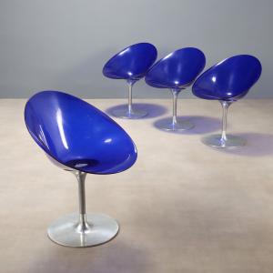 Cadeiras Kartell Eros Design Philippe Starck Vintage Itália Anos 90 Originais