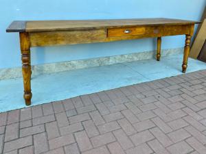 Rustic Refectory Table - Restored_car 3275