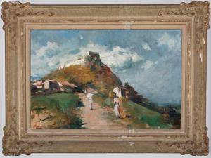 Angelo Landi, Spaziergang auf dem Hügel