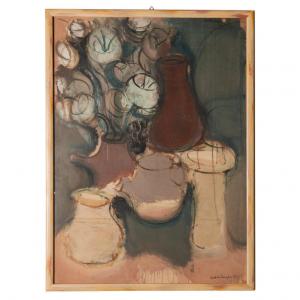 Tempera ed acquarello firmato Scribani 1965 - ST/724