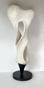 Scultura "La Danse Organique" - teak e ferro