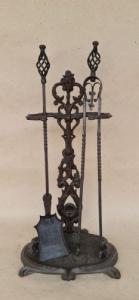 Conjunto de utensílios para lareira