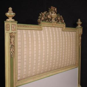 Lacquered Italian double bed in the Louis XVI style from the 20th century - Foto 5