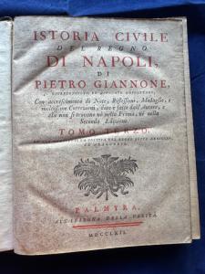 PIETRO GIANNONE :ISTORIA CIVILE DEL REGNO DI NAPOLI  1762/63 - Foto 5