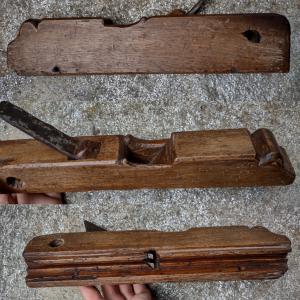 Pialla in legno dolce per la realizzazione di scanalature fine XVIII secolo 