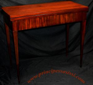 Refined and rare game/console table from the Viennese classicism - empire style. Vienna 1795 -1810 ca.