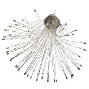 Moderne Edelstahl-Drahtleuchte - O/7256.
