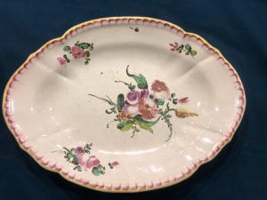 Majolica plate, Pasquale Rubati Manufactory. Milan.