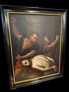 Dipinto la flagellazione di Cristo epoca ‘600