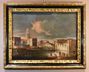 Veduta di Venezia con la Chiesa di S. Geremia e il Ponte delle Guglie, Francesco Tironi (Venezia, circa 1745 - 1797)