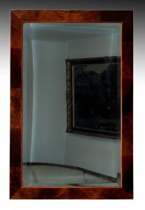 Dekorativer, intakter Spiegel (auch Spiegelglas) aus der Zeit des Empire/frühen Biedermeier, Wien, 1810-15